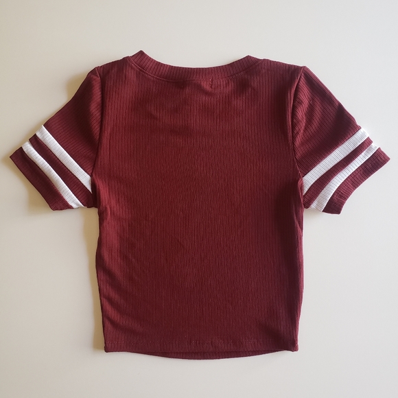Brand New Maroon Crop Top - Picture 2 of 2